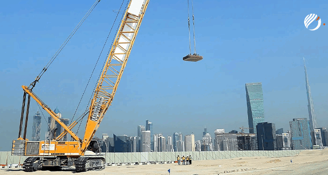 Crane Rental Dubai for Dynamic Soil Compaction | O.Rentals