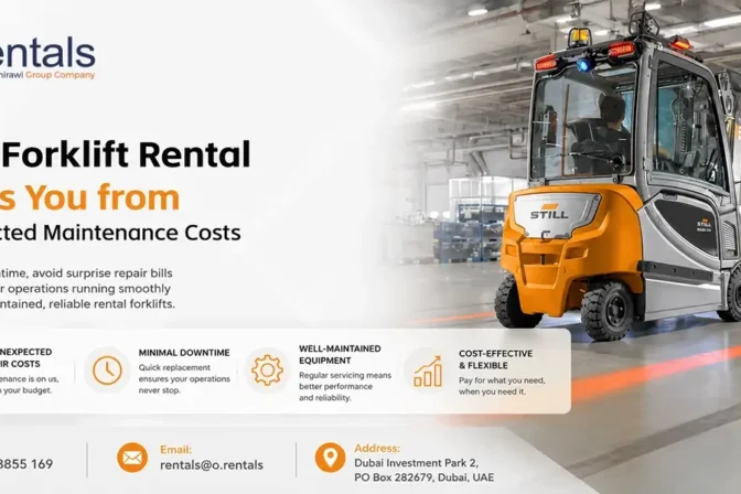 How Forklift Rental Saves You from Unexpected Maintenance Costs