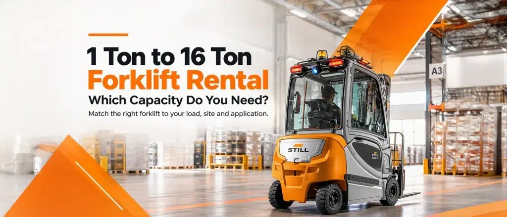 1 ton to 16 ton forklift rental